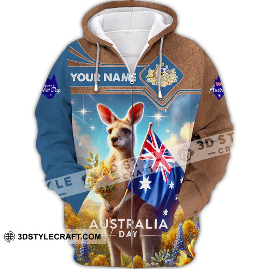 Unisex Shirt, Custom Name Happy Australia Day Shirt, Australia Lover Gift style option 3