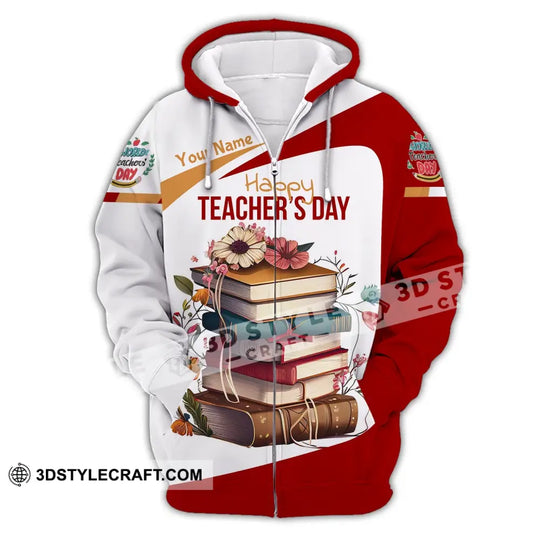 Unisex Shirt - Custom Name Shirt Happy Teacher's Day style option 3