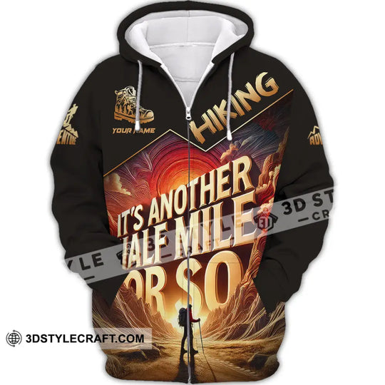 Unisex Shirt, Custom Name Hiking Shirt, Hiking Lover Gift style option 3