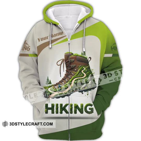 Unisex Shirt, Custom Name Hiking Shirt, Hiking Lover Gift style option 3
