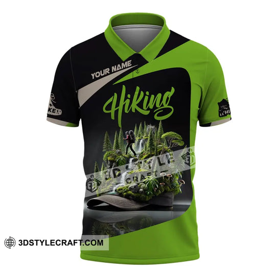 Unisex Shirt, Custom Name Hiking Shirt, Hiking Polo Long Sleeve Shirt style option 4