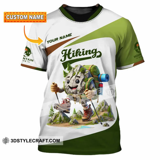 Unisex Shirt, Custom Name Hiking Shirt, Hiking Polo Long Sleeve Shirt style option 1