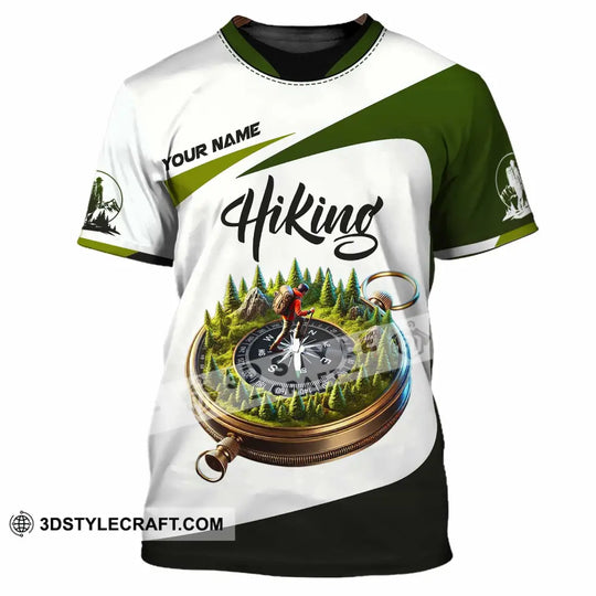 Unisex Shirt, Custom Name Hiking Shirt, Hiking Polo Long Sleeve Shirt style option 2