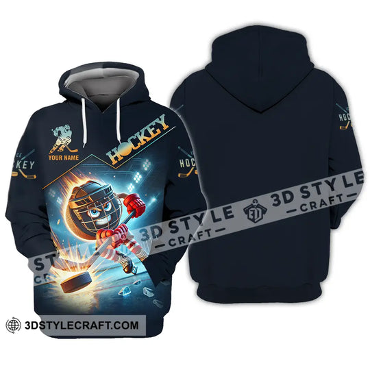 Unisex Shirt - Custom Name Shirt Hockey style option 4