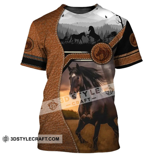 Unisex Shirt, Custom Name Horse Shirt, T-Shirt for Horse Racing Club, Gift for Horse Lovers style option 2