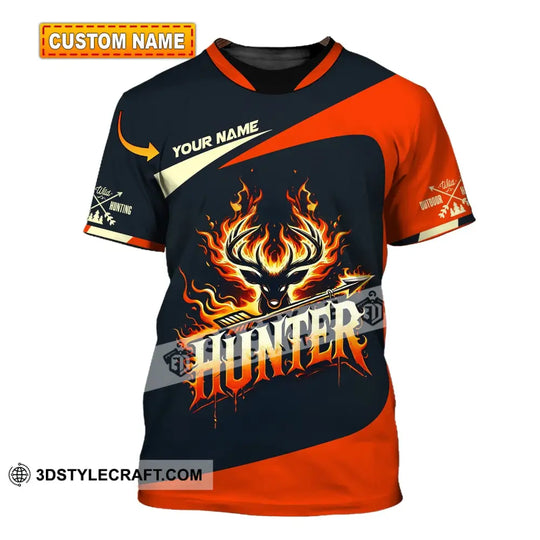 Unisex Shirt, Custom Name Hunter Shirt, Hunter Polo Long Sleeve Shirt style option 1