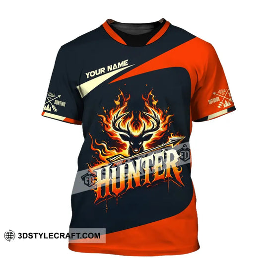 Unisex Shirt, Custom Name Hunter Shirt, Hunter Polo Long Sleeve Shirt style option 2