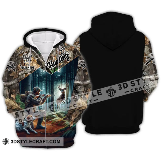 Unisex Shirt - Custom Name Hunting Shirt style option 3