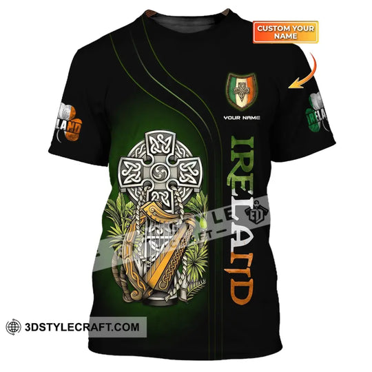 Unisex Shirt, Custom Name Irish T-Shirt, Ireland Hoodie Polo Shirt, Irish Shirt style option 1