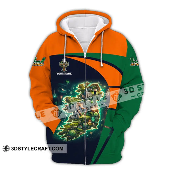 Unisex Shirt, Custom Name Irish T-Shirt, Ireland Hoodie Polo Shirt, Irish Shirt style option 4