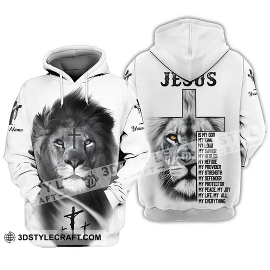 Unisex Shirt - Custom Name Jesus Light Shirt Jesus Is My God style option 3