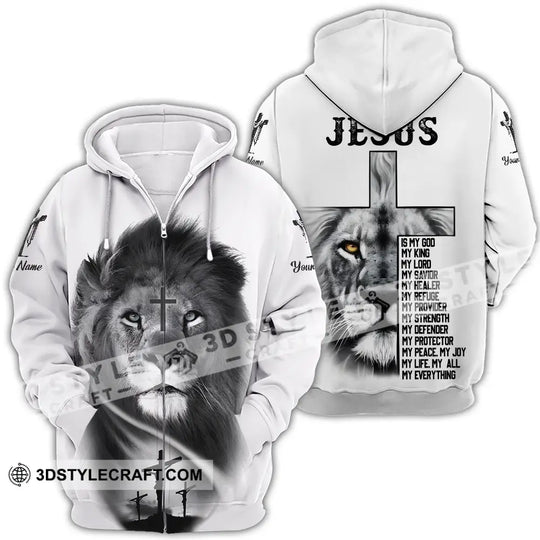 Unisex Shirt - Custom Name Jesus Light Shirt Jesus Is My God style option 4
