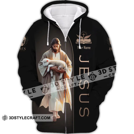 Unisex Shirt, Custom Name Jesus Shirt, Jesus Love Hoodie Shirt Polo Long Sleeve, Gift for Christian style option 3
