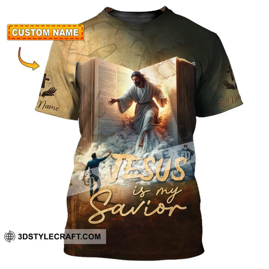 Unisex Shirt - Custom Name Jesus Shirt My Savior style option 1
