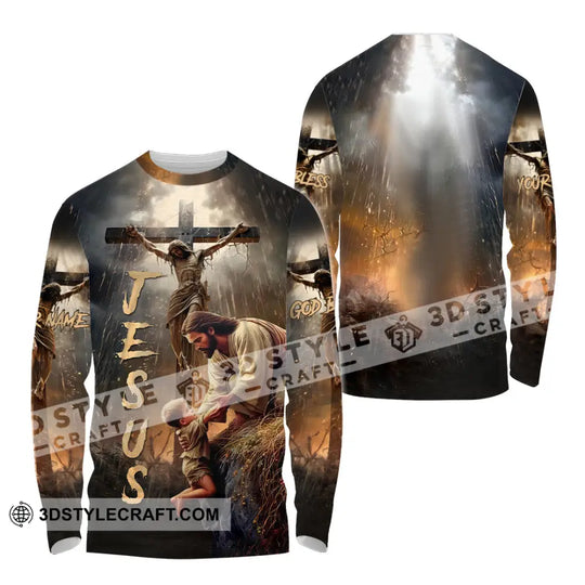 Unisex Shirt - Custom Name Jesus Saving Shirt style option 4
