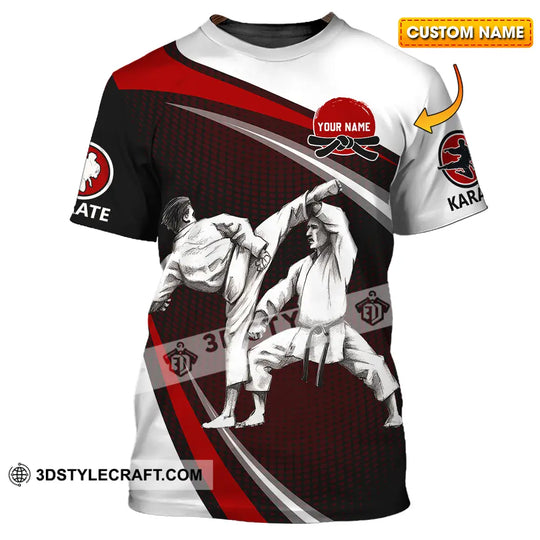 Unisex Shirt - Custom Name Karate Shirt, Combat style option 1
