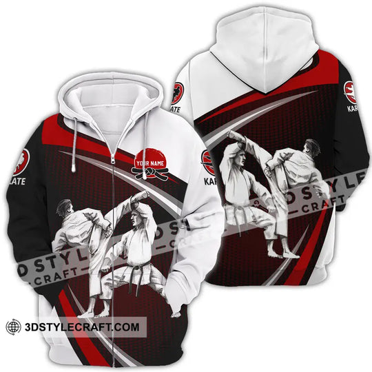 Unisex Shirt - Custom Name Karate Shirt, Combat style option 4