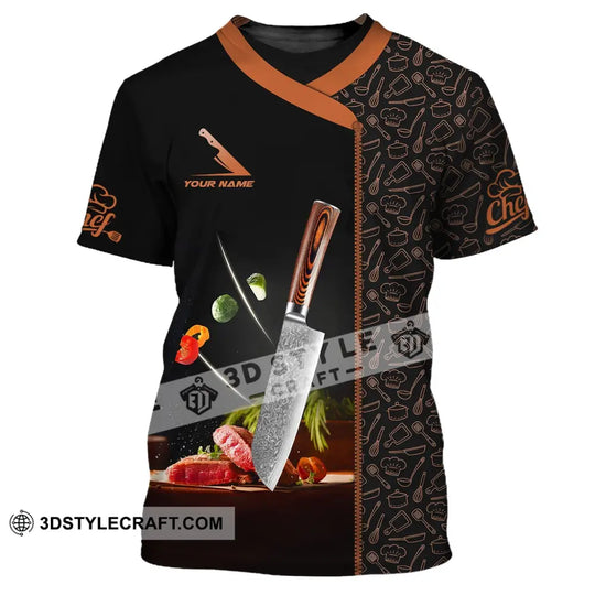 Unisex Shirt - Custom Name Shirt - Knife Of Chef style option 2