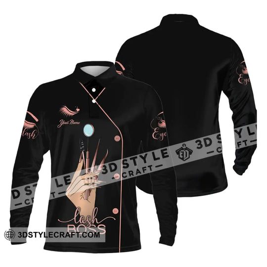 Unisex Shirt - Custom Name Lash Boss Shirt style option 3