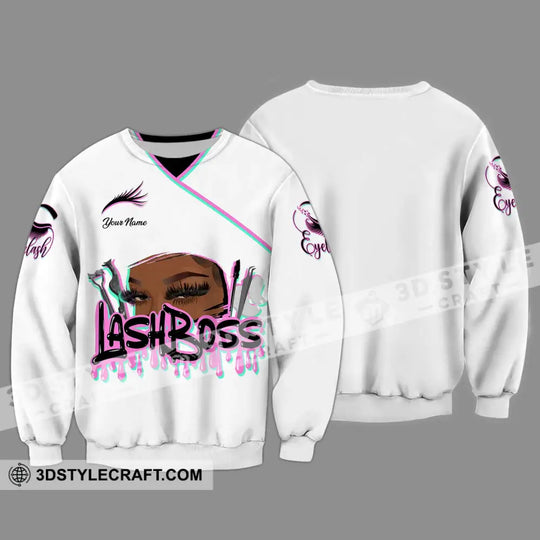 Unisex Shirt - Custom Name Lash Boss Shirt style option 4