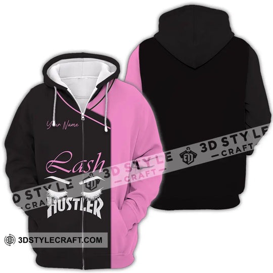 Unisex Shirt - Custom Name Shirt Lash Hustler style option 4