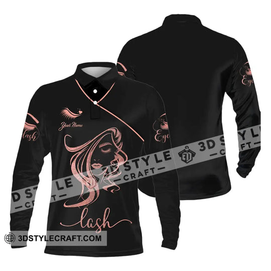 Unisex Shirt - Custom Name Lash Shirt style option 3