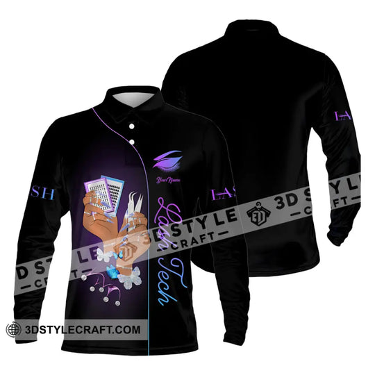 Unisex Shirt - Custom Name Shirt Lash Tech style option 3