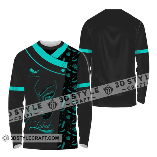 Unisex Shirt - Custom Name Shirt Lashed style option 4