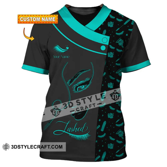 Unisex Shirt - Custom Name Shirt Lashed style option 1