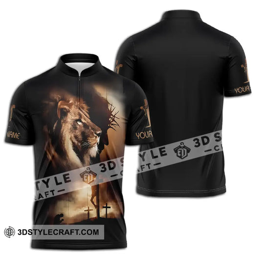 Unisex Shirt - Custom Name Shirt Lion Jesus style option 2