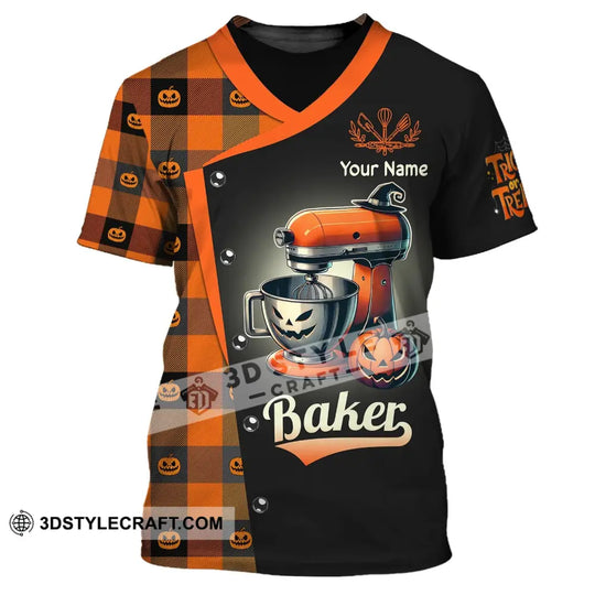 Unisex Shirt - Custom Name Shirt Making Cake Baker style option 1