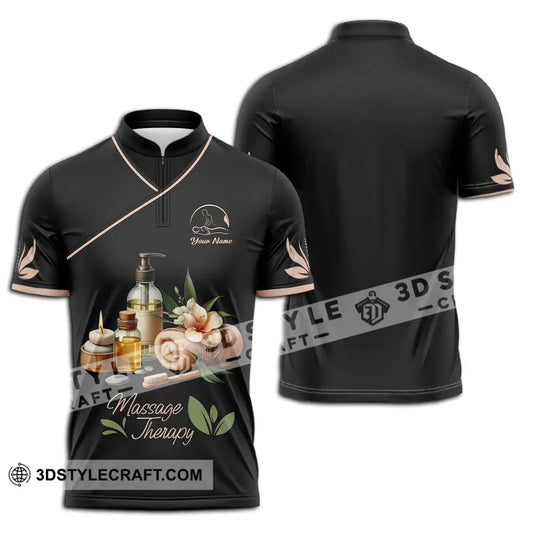 Unisex Shirt - Custom Name Massage Therapist Shirt, Massage Tools style option 2