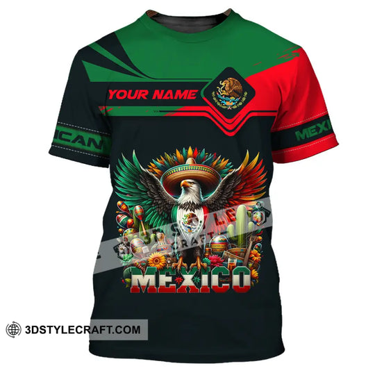 Unisex Shirt, Custom Name Mexico Shirt, Mexico Lover Polo Long Sleeve Shirt, Mexican Gift style option 2