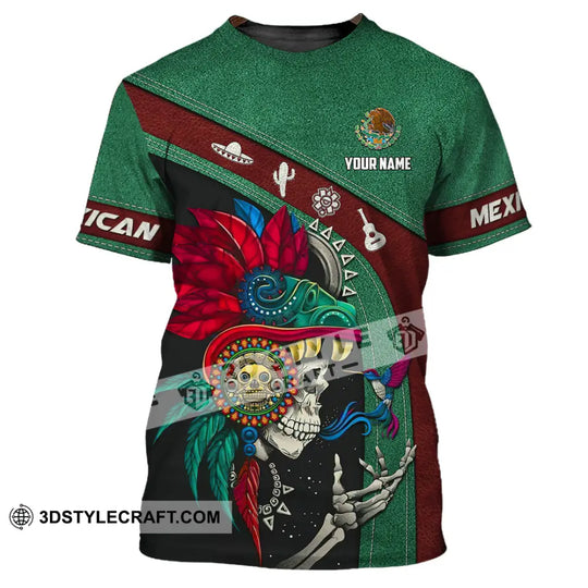 Unisex Shirt, Custom Name Mexico Shirt, Mexico Lover Polo Long Sleeve Shirt, Mexican Gift style option 2