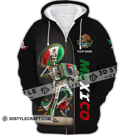 Unisex Shirt, Custom Name Mexico Shirt, Mexico Lover Polo Long Sleeve Shirt, Mexican Gift style option 3