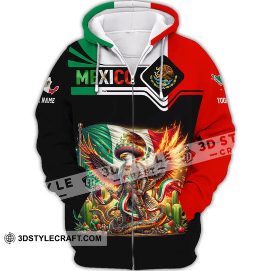 Unisex Shirt, Custom Name Mexico Shirt, Mexico Lover Polo Long Sleeve Shirt, Mexican Gift style option 3