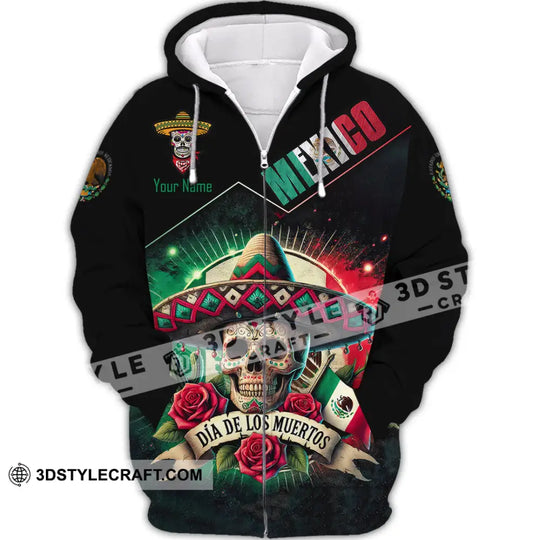 Unisex Shirt, Custom Name Mexico Shirt, Mexico Lover Polo Long Sleeve Shirt, Mexican Gift style option 3