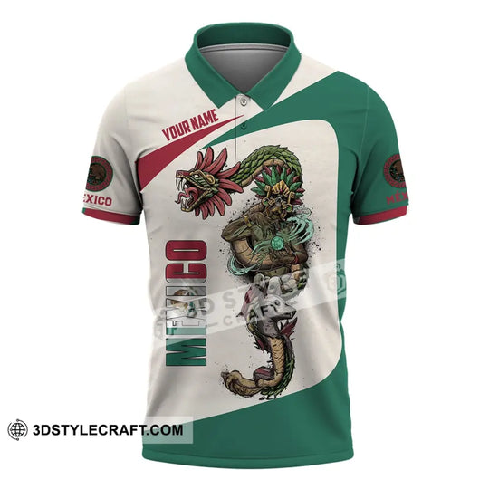 Unisex Shirt, Custom Name Mexico Shirt, Mexico Polo Long Sleeve, Mexican Gift style option 4