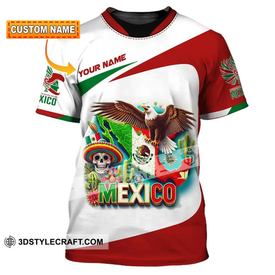 Unisex Shirt, Custom Name Mexico Shirt, Mexico Proud, Mexico Polo Long Sleeve, Mexico Gift style option 1