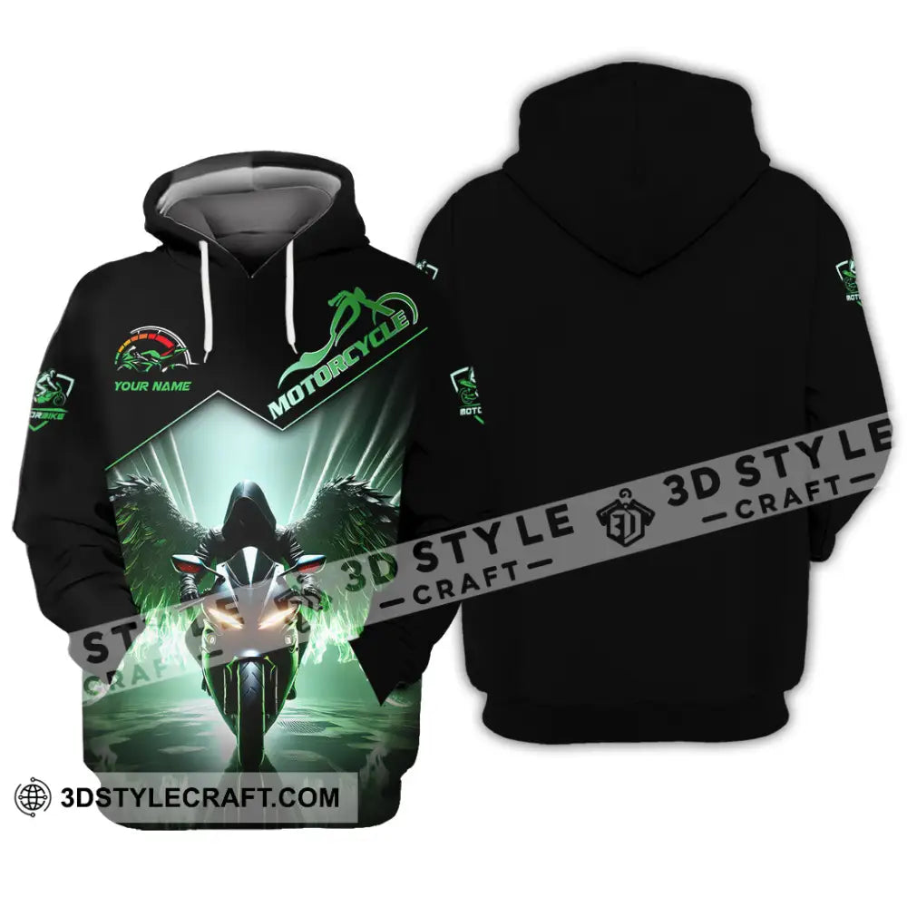 Unisex Shirt Custom Name Motorcycle Lover Gift Hoodie / S T-Shirt