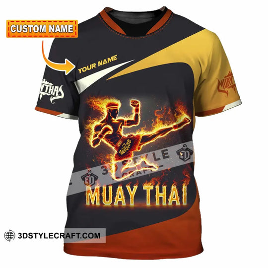 Unisex Shirt, Custom Name Muay Thai Shirt, Muay Thai Polo Long Sleeve Shirt style option 1