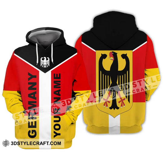 Unisex Shirt - Custom Name Shirt - Neo Germany Color 3D Shirt style option 3