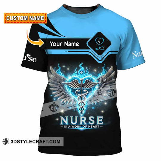 Unisex Shirt, Custom Name Nurse Shirt, Nurse T-Shirt style option 1
