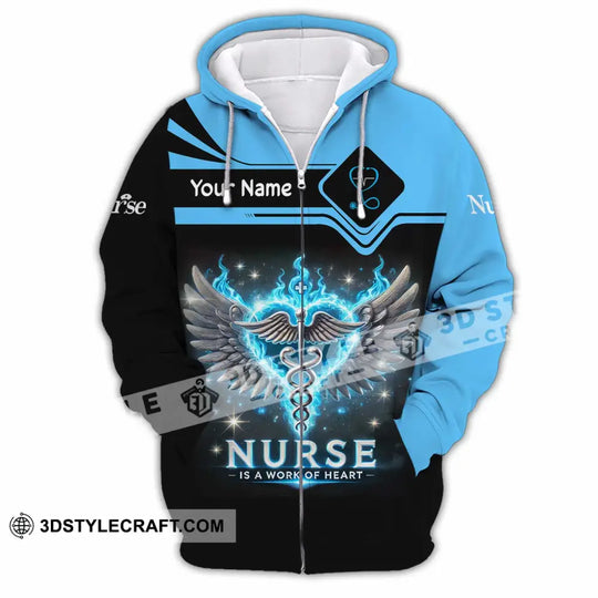 Unisex Shirt, Custom Name Nurse Shirt, Nurse T-Shirt style option 3