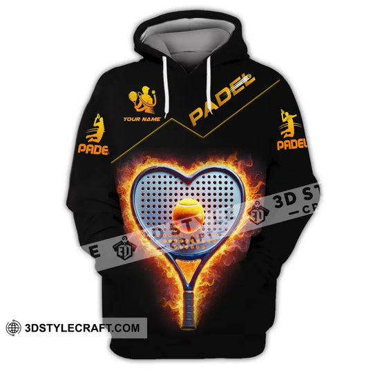 Unisex Shirt - Custom Name Shirt Padel Tennis style option 2
