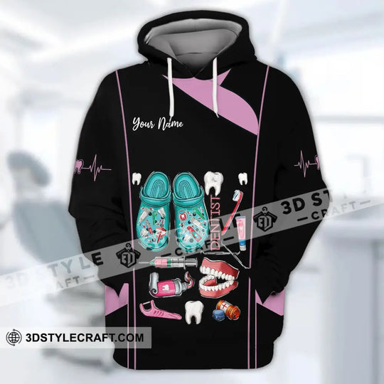 Unisex Shirt - Custom Name Shirt - Personalized Shirt - Dentist Design Shirt style option 3