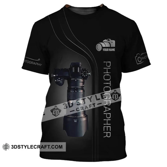 Unisex Shirt, Custom Name Photographer Shirt, Photographer Long Sleeve Shirt, Photographer Gift style option 2