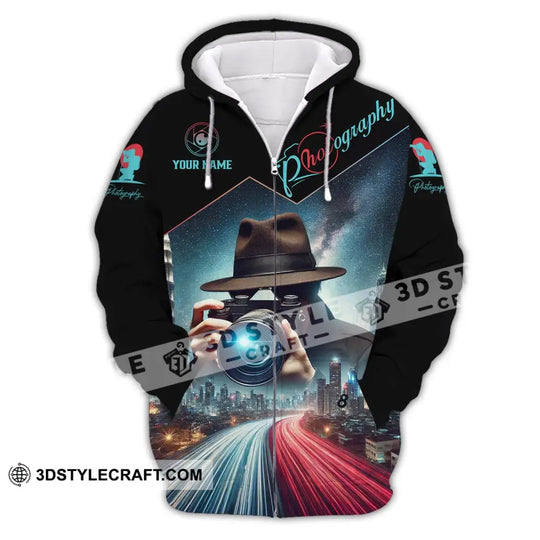 Unisex Shirt - Custom Name Shirt Photography style option 3