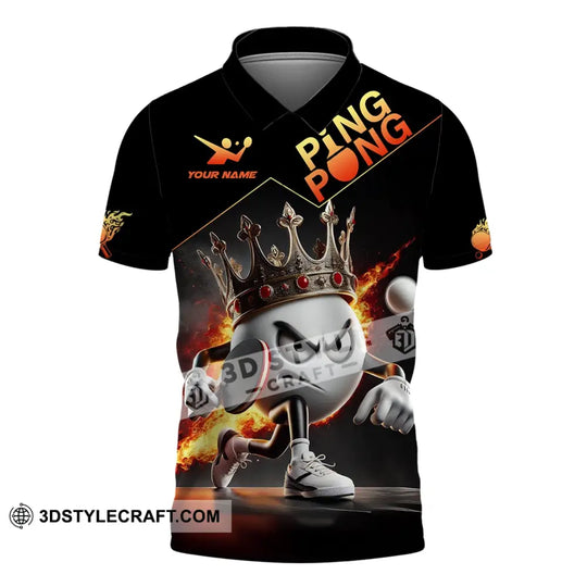 Unisex Shirt, Custom Name Ping Pong Shirt, Gift for Ping Pong Lover style option 4