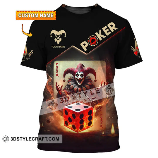 Unisex Shirt, Custom Name Poker Shirt, Poker Gift style option 1